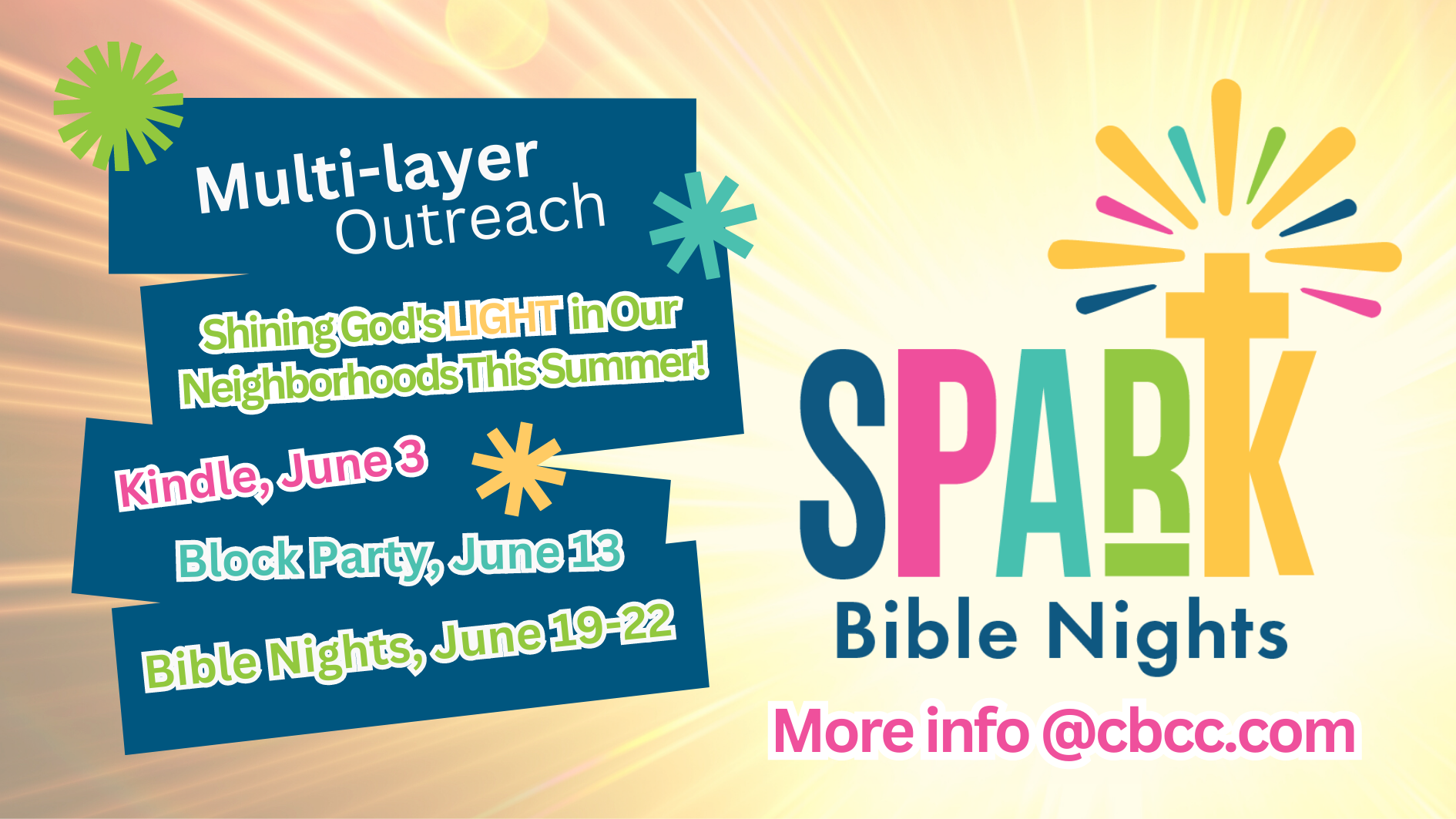 Spark Bible Nights graphic