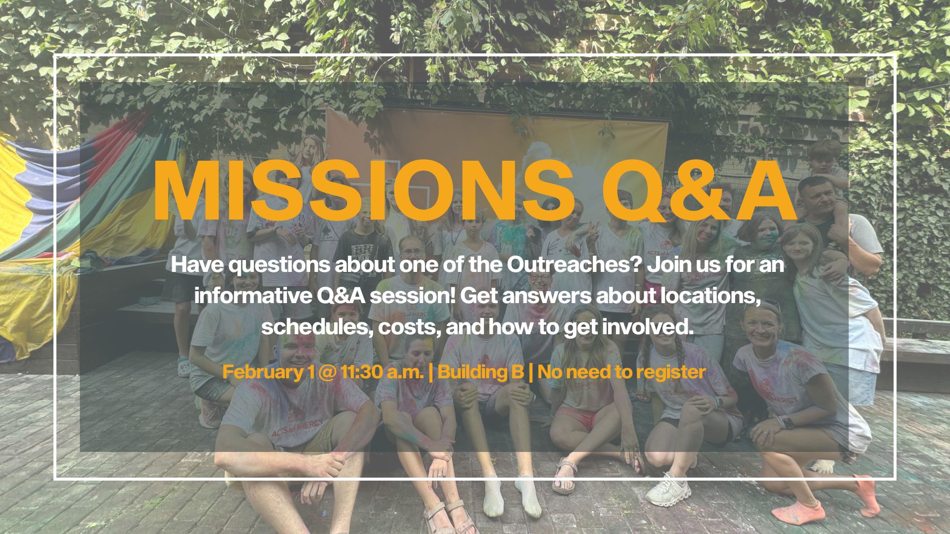 Missions Q&A: 2026