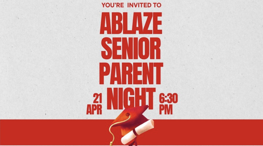 Ablaze Senior Parent Night